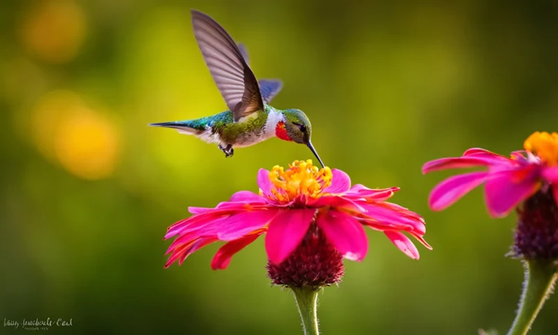 Die Farben Des Kolibris Im Traum